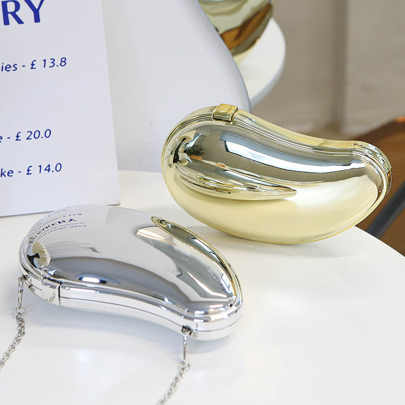 Mango Acrylic Mirror Plating Trendy Beach Evening Bags