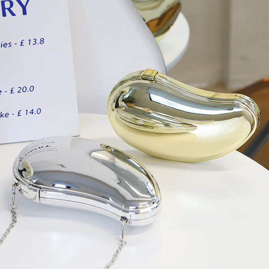 Mango Acrylic Mirror Plating Trendy Beach Evening Bags