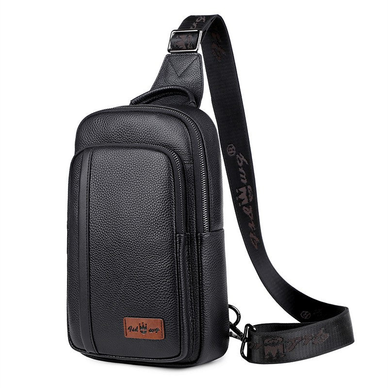 Men's Classy Leather First Layer Leisure Bags