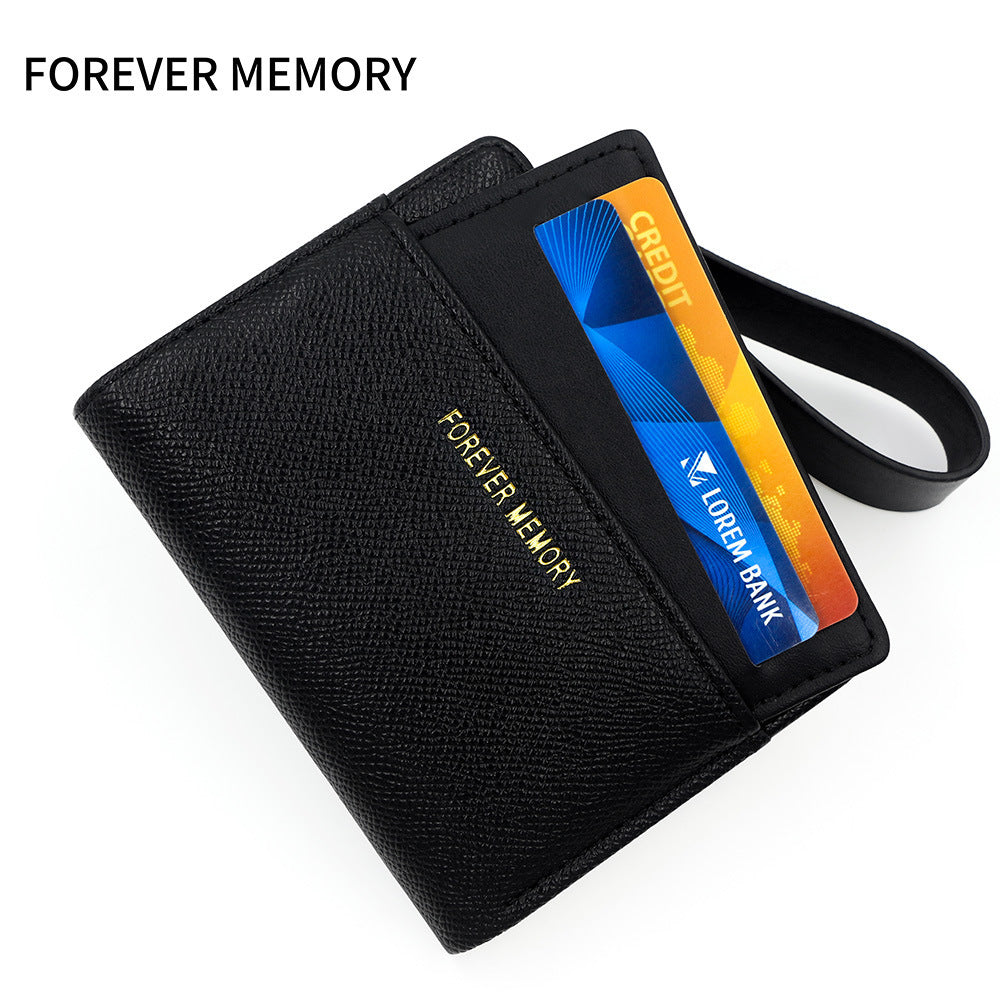 Women's Short Zipper Clutch Document Female Car Ladies Wallet