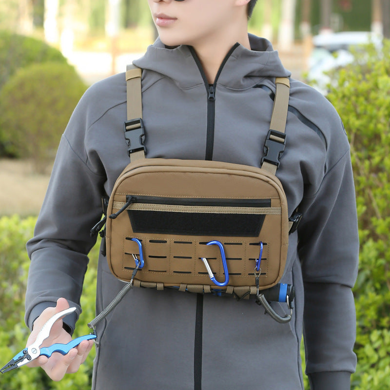 Popular Slouchy Camping Vest Leisure Multifunctional Sports Backpacks