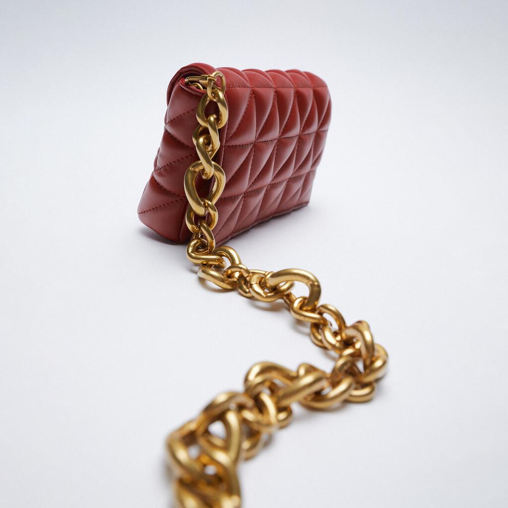 Women's Classic Style Rhombus Chain Oversized Quilted Crossbody Bags