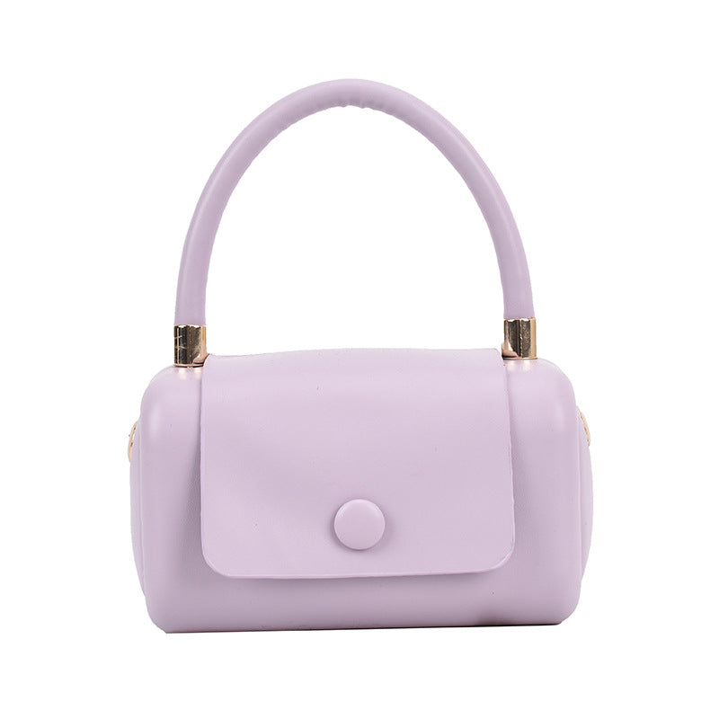 Women's Fashionable Pottery Popular Candy Color Simple Handbags