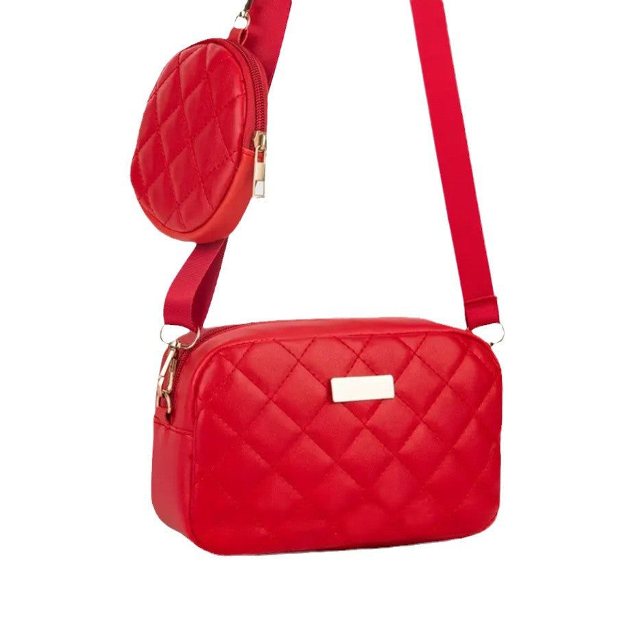 Women's Fashion Two-piece Suit Simple Commute Portable Bags