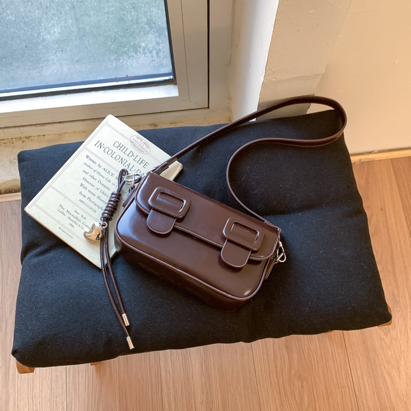 Winter Fashionable Simple Elegant Light Luxury Minority Texture Small Square Bags