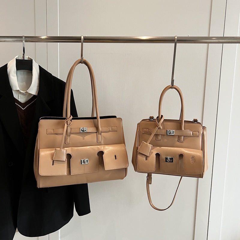 Retro Motorcycle Commuter Large Size Underarm Shoulder Bags