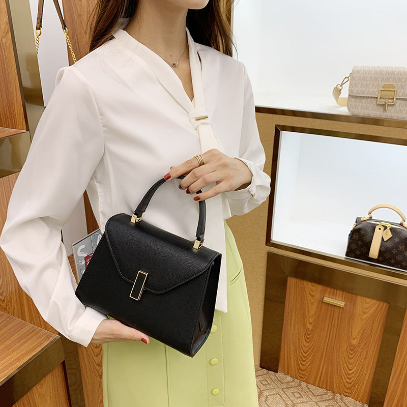 Women's Kelly Design Fashion Simple Latch Portable Bags