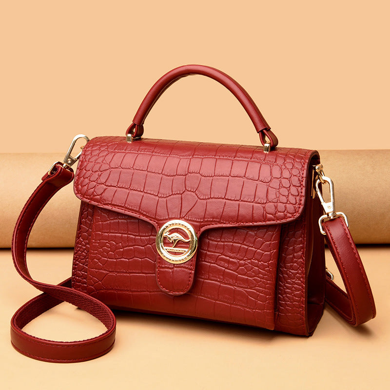 Women's Creative Slouchy Fashion Crocodile Pattern Shoulder Bags