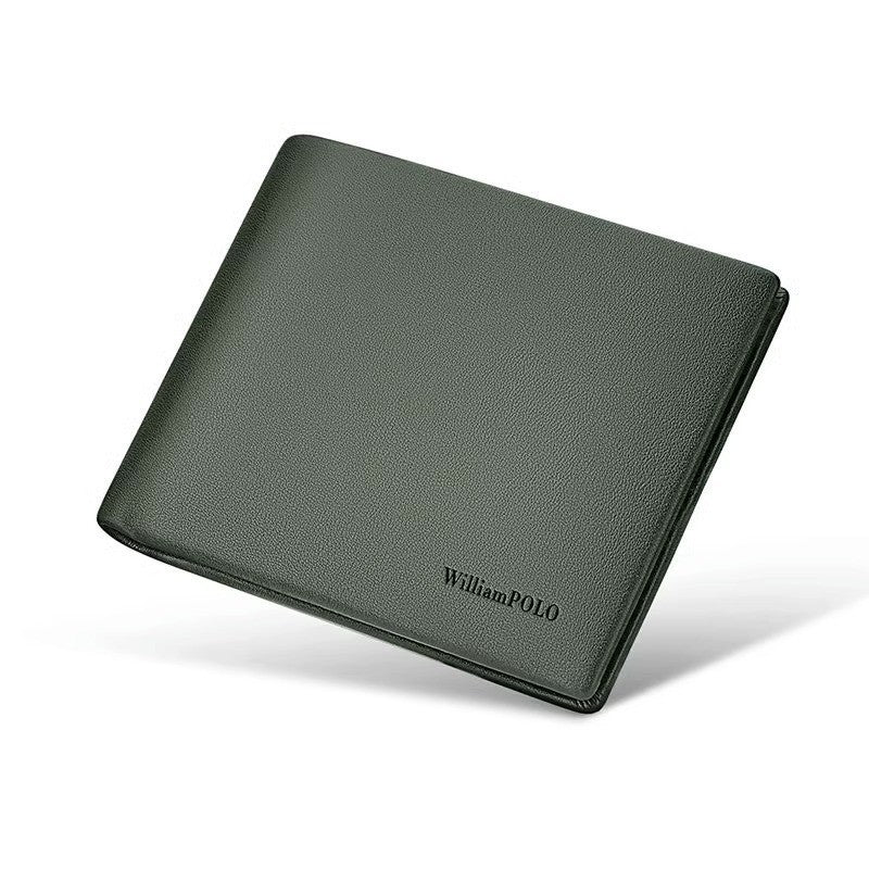 Men's Paul High-grade Short Genuine Leather Cowhide Men's Wallets