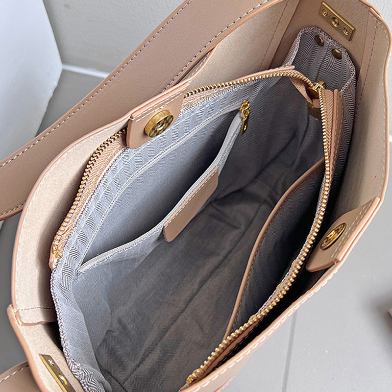 Women's Large Capacity Genuine Leather High-grade Fashion Shoulder Bags