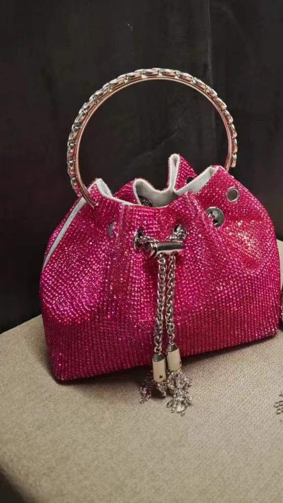 Women's Heron Live Streaming On Tassel Rhinestone Shoulder Bags