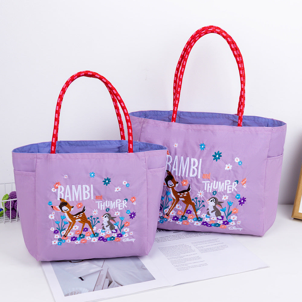 Women's Large Capacity Commuter Lunch Box Drawstring Women's Handbag