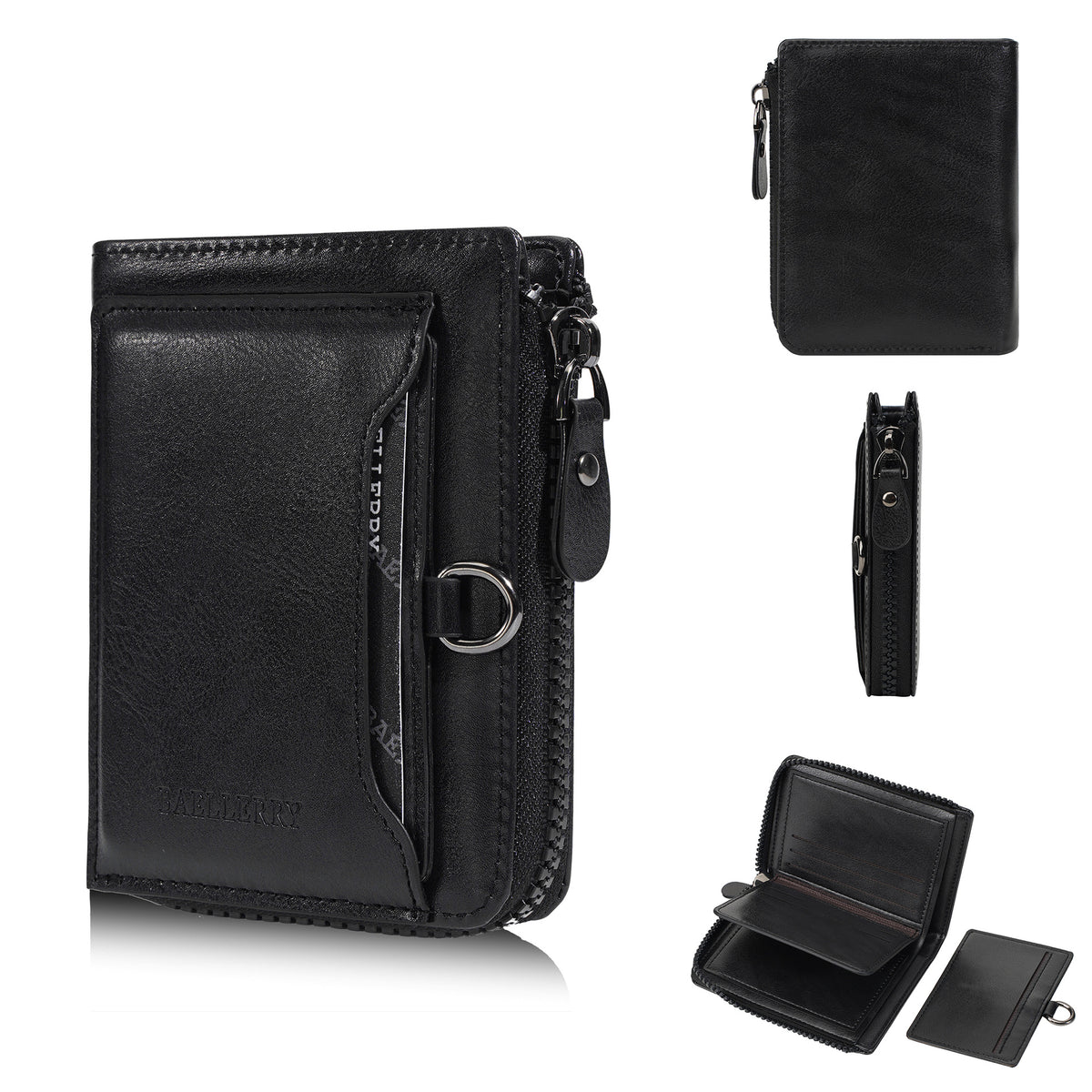 Men's Retro Multiple Slots Driving License Document High-grade Purses