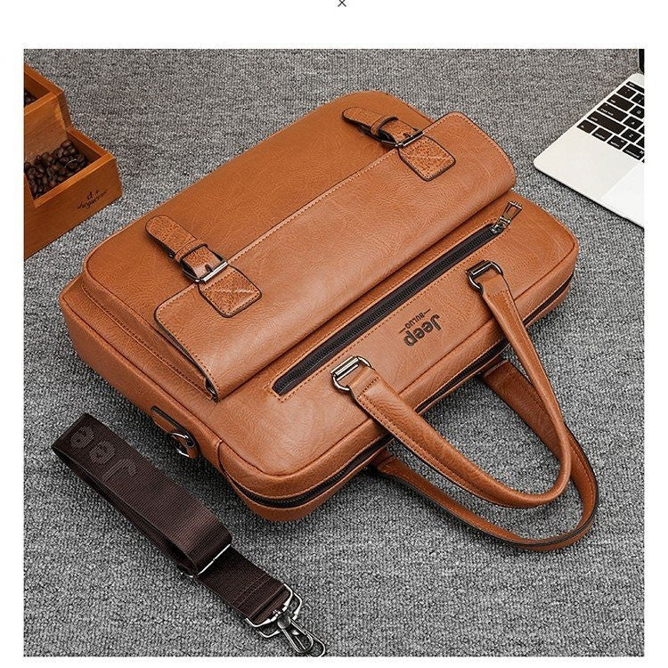 Men's Business Large Capacity Computer File Men's Handbags