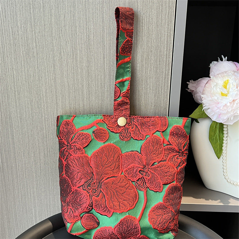 Women's Retro Literary Commuter Shopping Cloth Bags