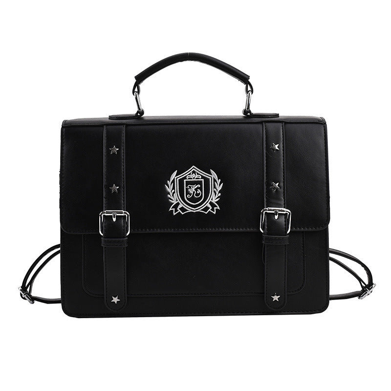 Retro Preppy Style Uniform Large Capacity Backpacks