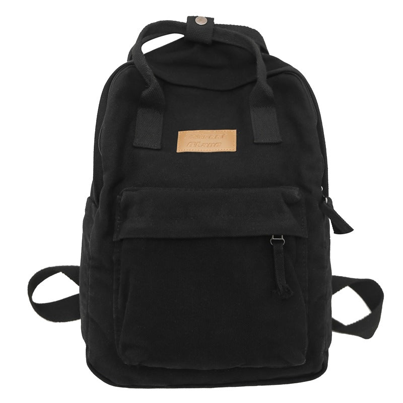 Women's & Men's & Canvas Large Capacity High College Backpacks
