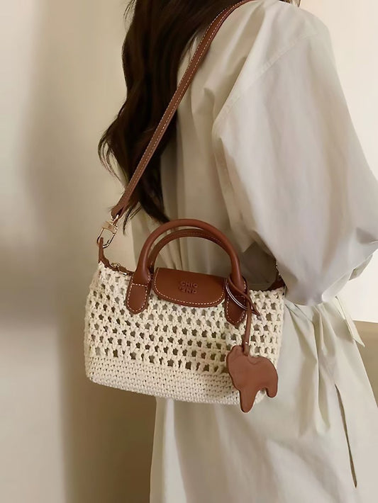 Women's Weekend Summer Leisure Woven Portable Handbags