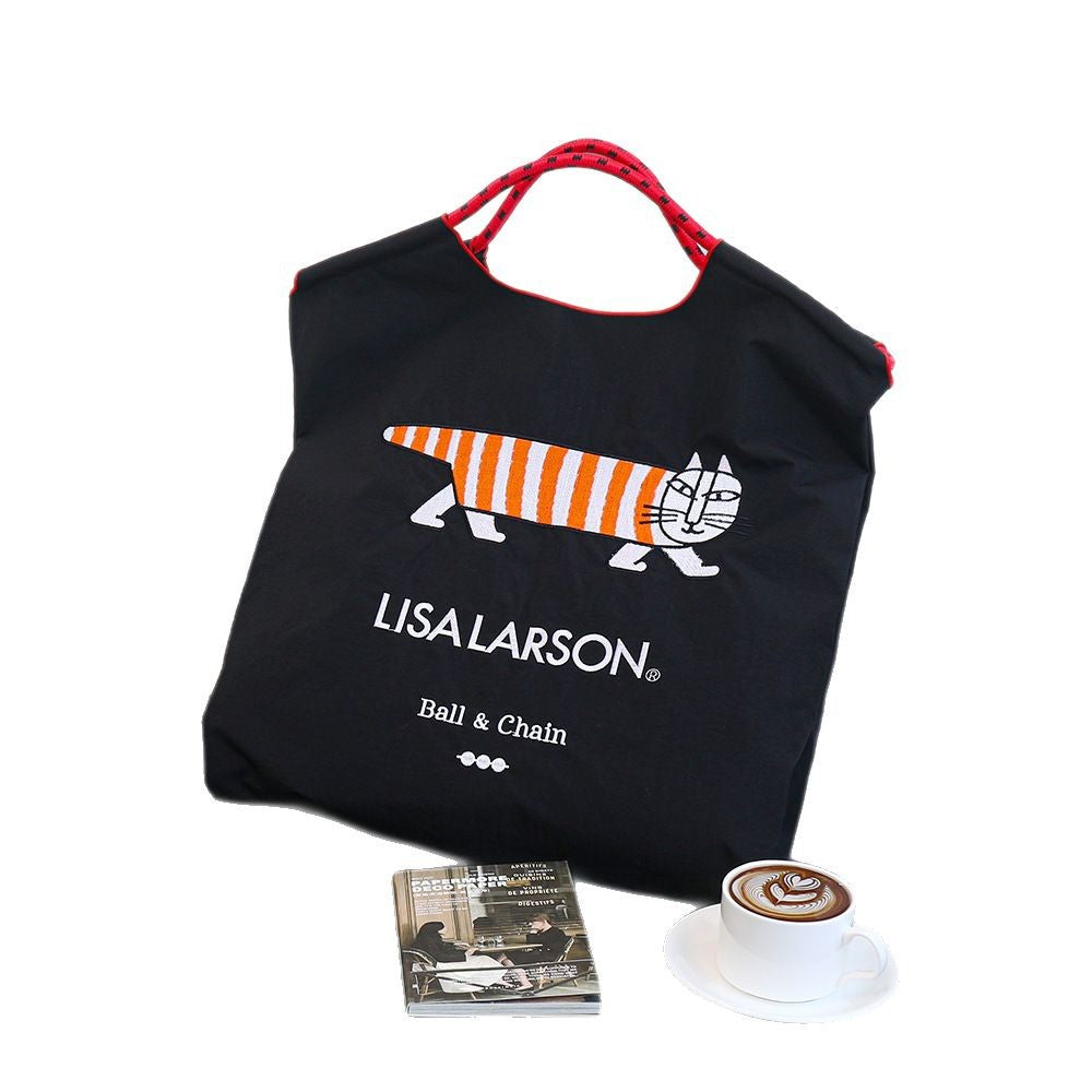 Embroidery Environmentally Friendly Nylon One Shopping Bags