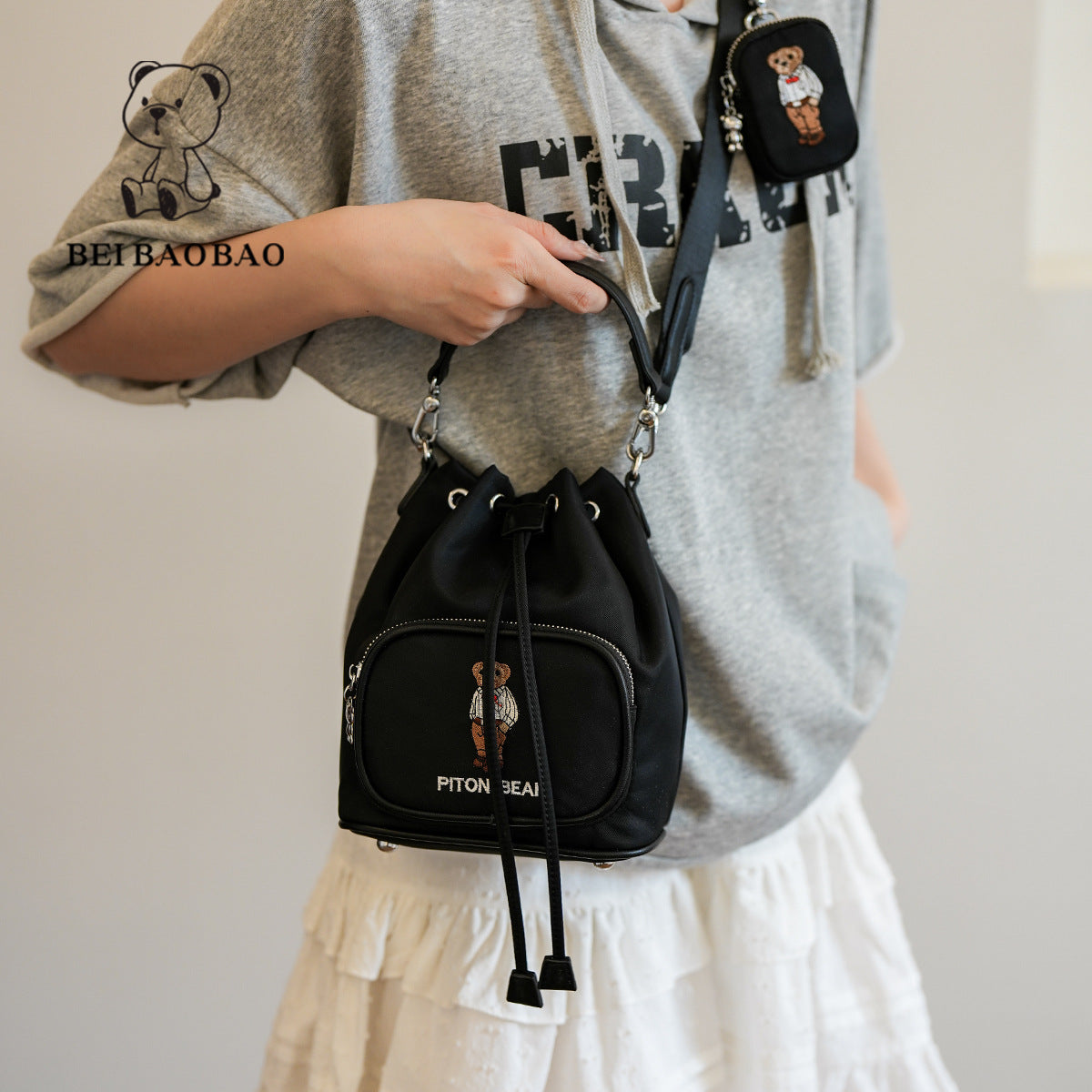 Attractive Women's Source Summer Drawstring Fashion Bucket Bags