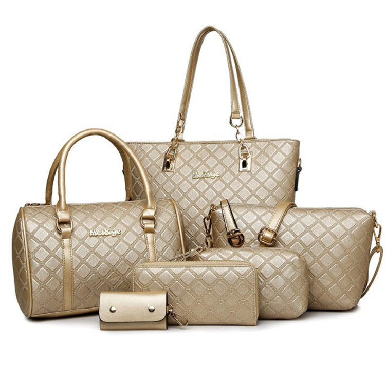 Women's Beautiful Creative Fashion Embossing Rhombus Shoulder Bags