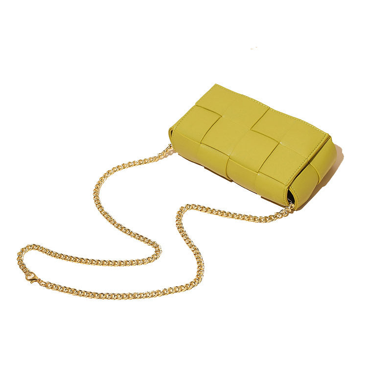 Women's & Men's & Woven Chain Avocado Green Waist Packs