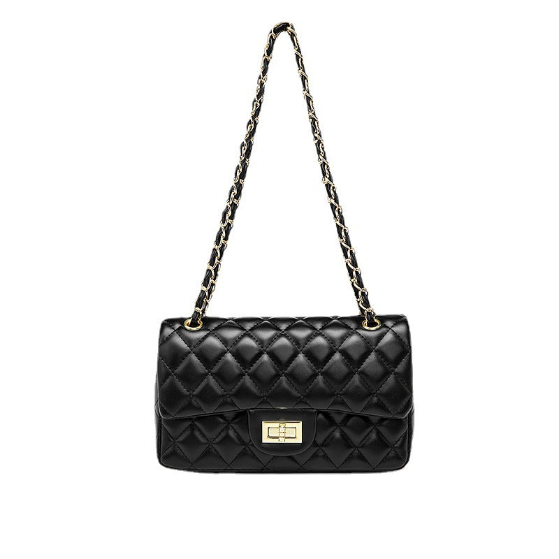 Women's Summer Chain Classic Style Diamond Solid Crossbody Bags