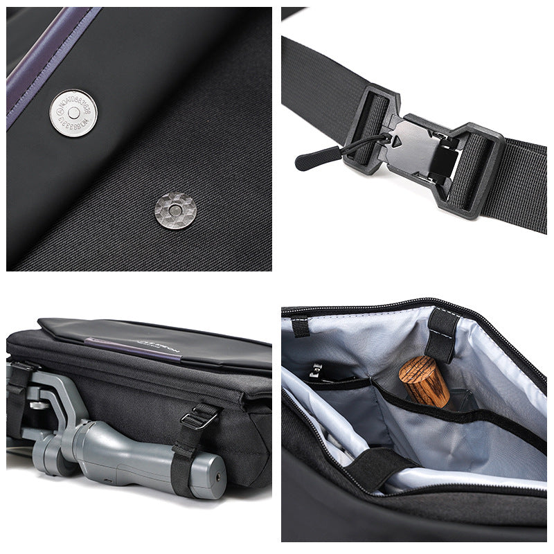 Men's Unique Fashion Motorcycle Riding Back Men's Shoulder Bags