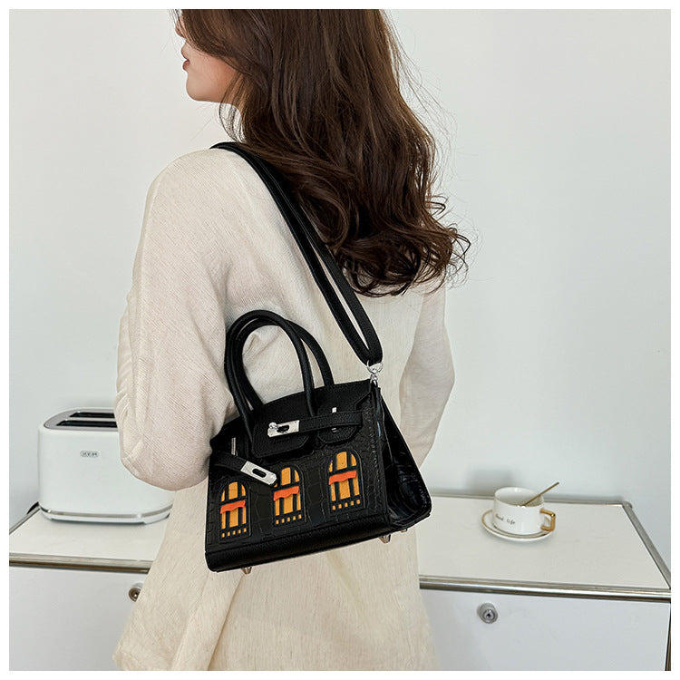 Women's Light Luxury Kelly Large Capacity High-grade Shoulder Bags