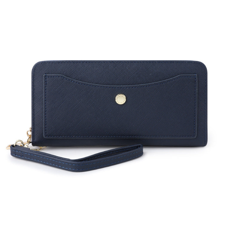 Women's Large Capacity Fashion Advanced Leather Long Ladies Wallet