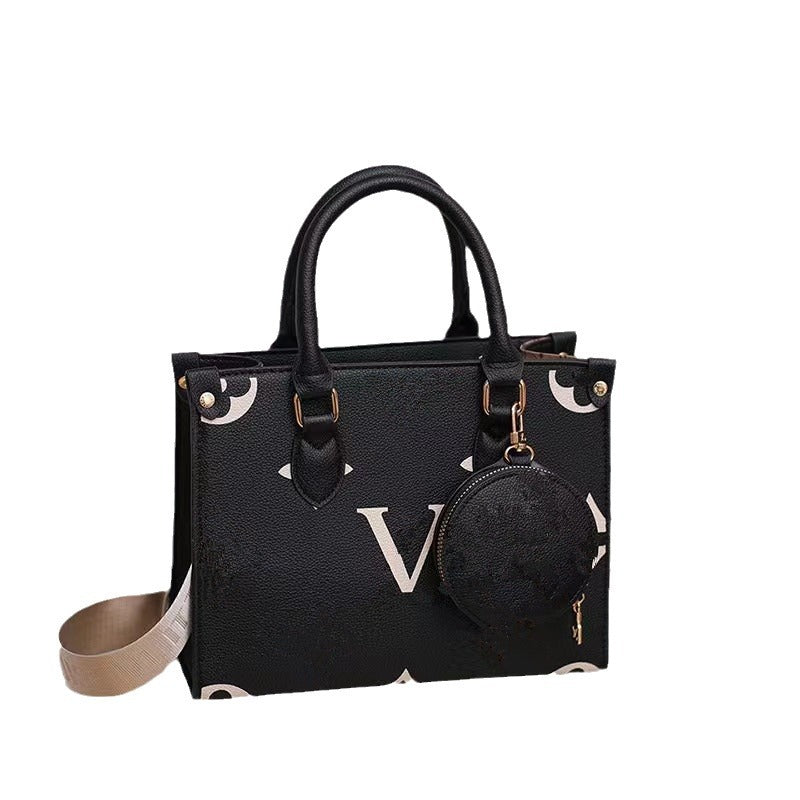 Women's Jungle Retro Zipper Printed Shopping Fashion Tote Bags