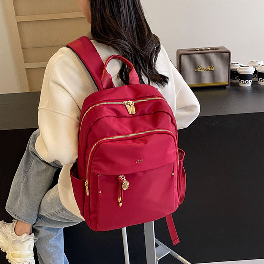 Women's Leff Oxford Cloth Large Capacity Commuter Backpacks