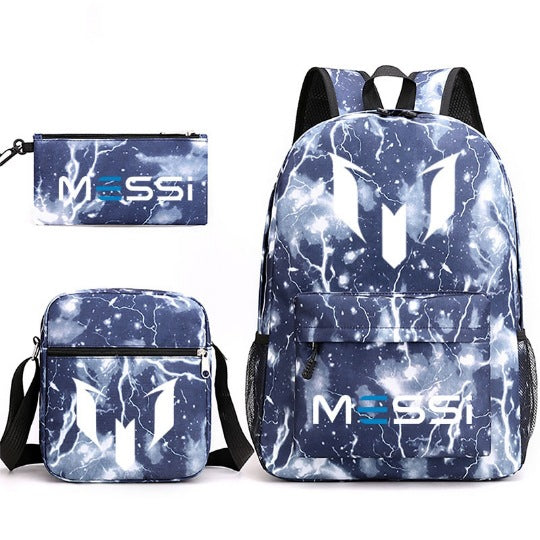 Durable Leo Massey Peripheral Printed Pencil Middle School Students' Schoolbags