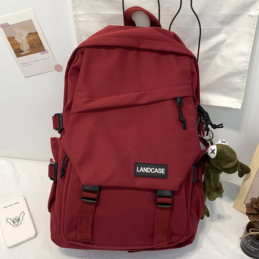 Men's Male College Fashion Campus Female Korean Middle School Students' Schoolbags