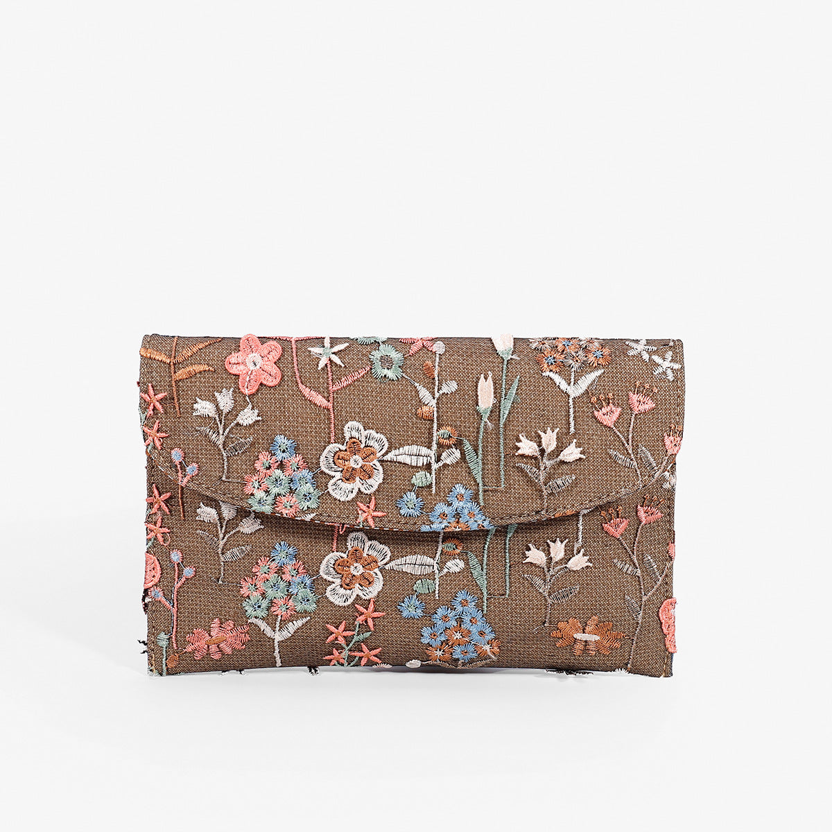 Women's Sense Envelope Sequined Embroidered Straw Woven Handbags