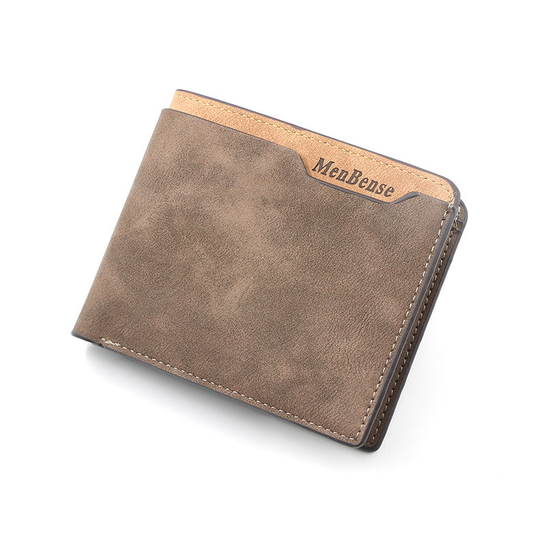 Men's Frosted Waterproof Short Fashion Leisure Men's Wallet