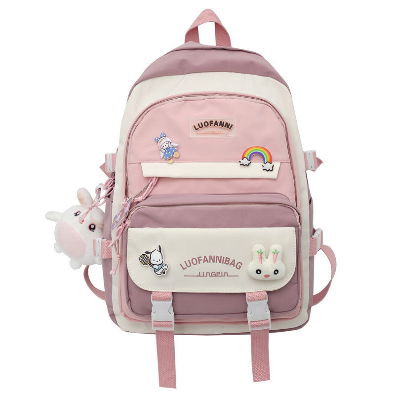 Leisure Junior High Female College Korean Backpacks