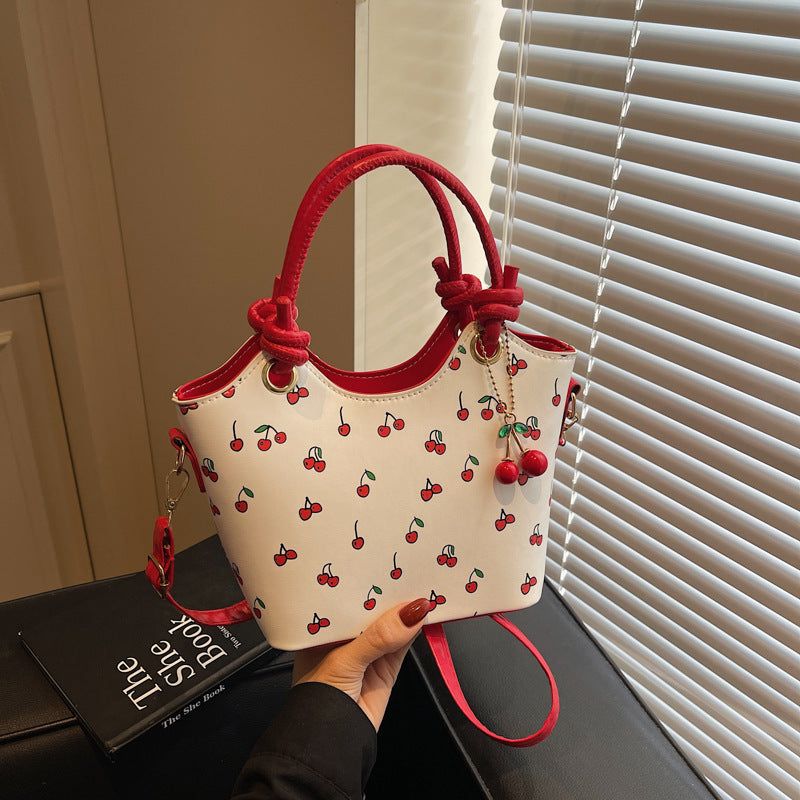 Trendy Girly Fashion Commuting Cute Pendant Large Handbags