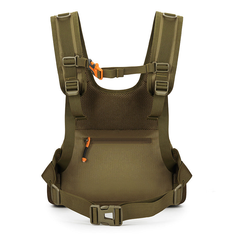 Men's Multifunctional Lure Large Capacity Camouflage Vest Bags