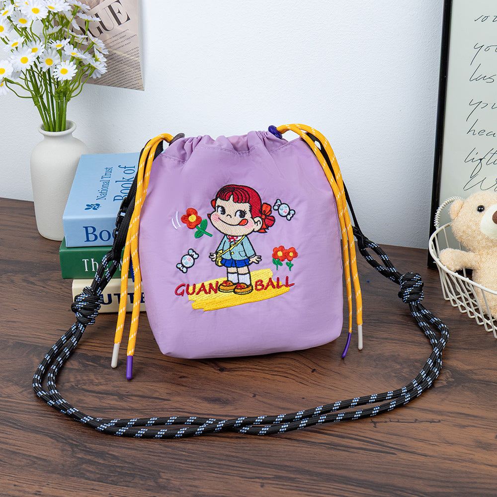 Western Style Lightweight Vertical Mobile Cloth Korean Simple Ten Thousand Women's Handbag
