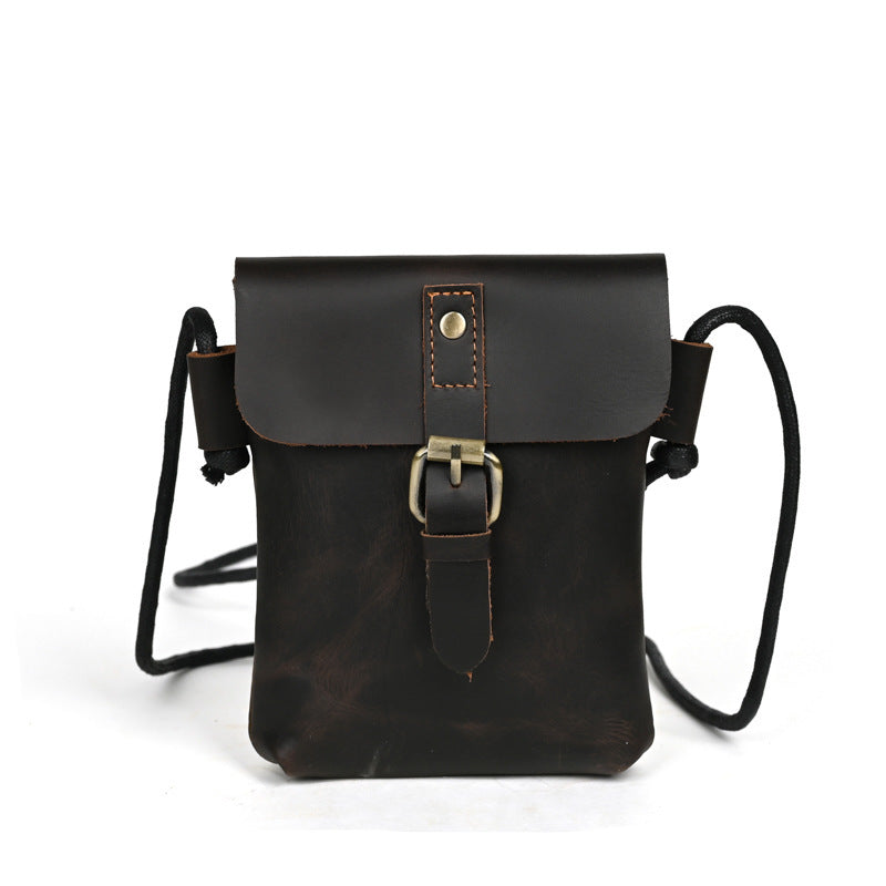 Men's Leather Retro High-grade Crazy Horse Summer Men's Messenger Bags
