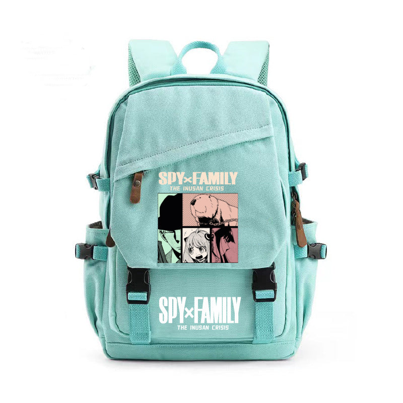 Anime Spy Play House No Canvas Backpacks