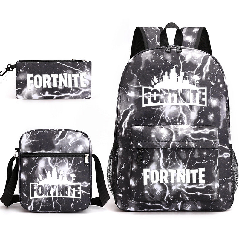 Durable Leo Massey Peripheral Printed Pencil Middle School Students' Schoolbags