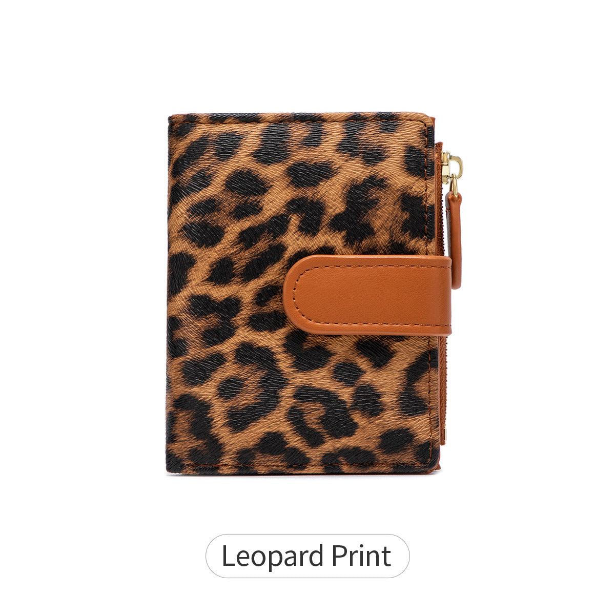 Fresh Crocodile Pattern Korean Short Folding Purses