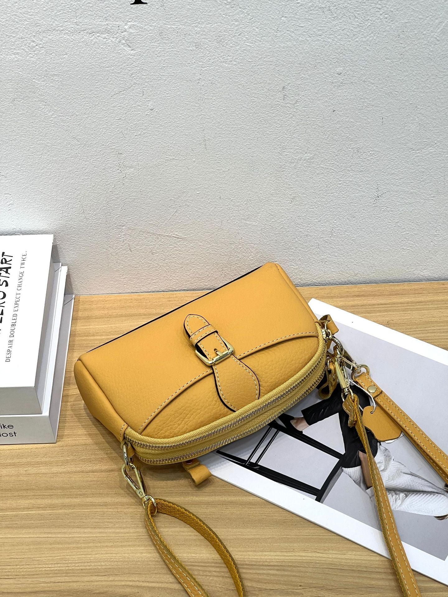 Women's First Layer Cowhide Lady's Cute Fashion Shoulder Bags