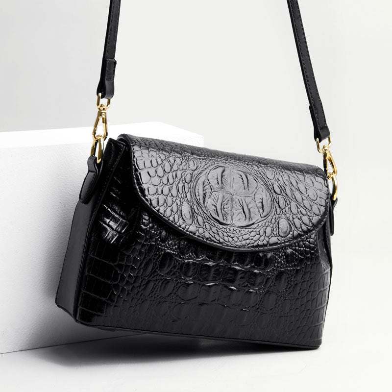 Women's Fashion Crocodile Pattern Classy Mom Women's Messenger Bag
