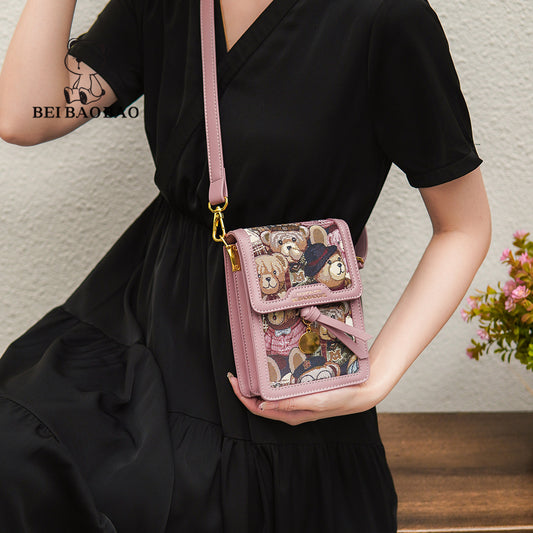 Women's Source Canvas Mobile Cute Fashion Phone Bags