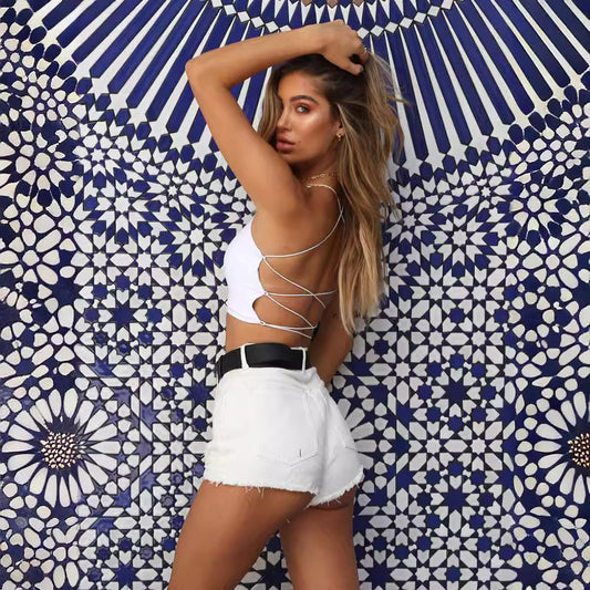 Women's Sling Beautiful Back Bandeau Sexy Tops