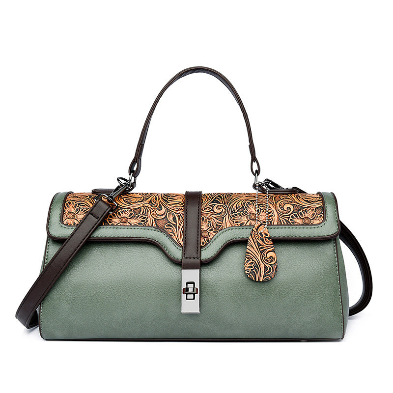 Women's Retro Fashion Pillow Cool Contrast Color Women's Handbag