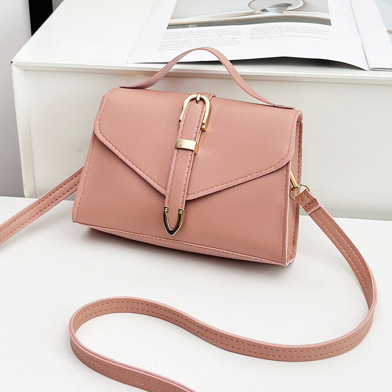 Fashion Solid Color Personalized Niche Advanced Women's Handbag